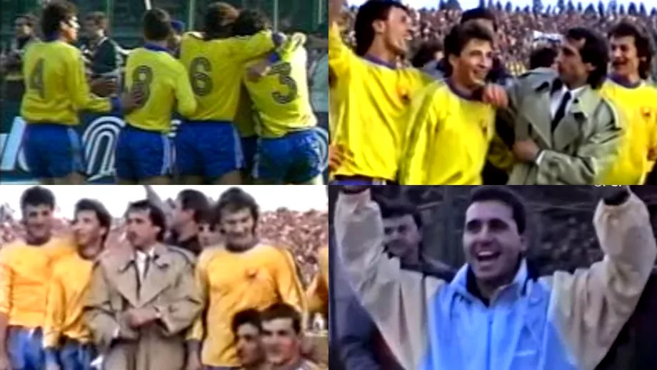 32 de ani de la Romania  Danemarca 31 Imagini unice cu bucuria lui Valentin Ceausescu Si Gigi Becali a fost prezent la meci Video