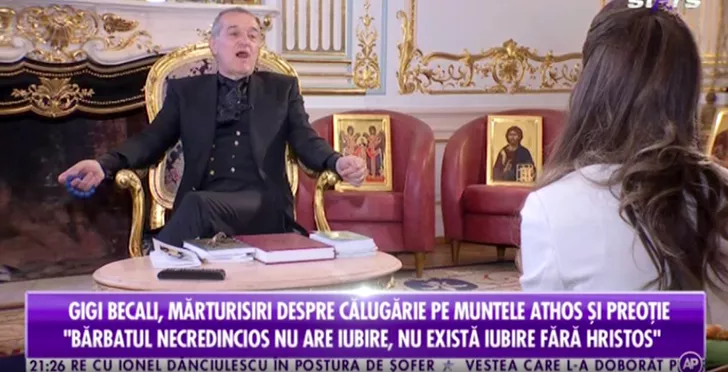 Cum a făcut-o Gigi Becali să plângă pe fiica lui Anghel Iordănescu, în timp ce îi vorbea despre titlu și Evanghelii! Maria şi Becali