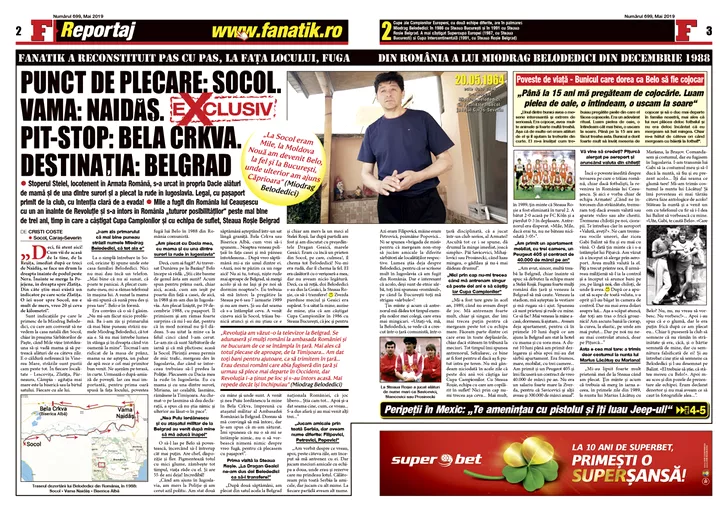 „Fuga” din țară povestită chiar de Miodrag Belodedici și mama sa, reportaj exclusiv numai în revista FANATIK din mai! Reconstituire la fața locului!