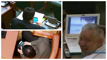 Parlamentarilor le place să se joace pe telefon sau să vadă filme deocheate. Cum i-am putea surprinde pe toți în fapt