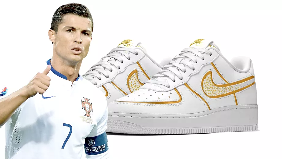 Cristiano Ronaldo isi lanseaza gama de pantofi sport Nike CR7 Air Force 1 Low by You