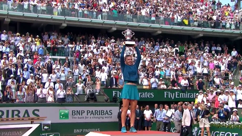 Simona Halep sia indeplinit visul CAMPIOANA la Roland Garros