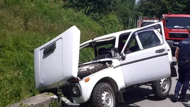 Accident teribil in judetul Cluj O femeie sia pierdut viata dupa ce soferul a pierdut controlul masinii