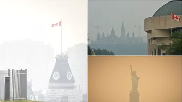 Canada mistuita de cele mai mari incendii din istorie Pericolele aduse de norul de fum Cat de mare este riscul in Romania