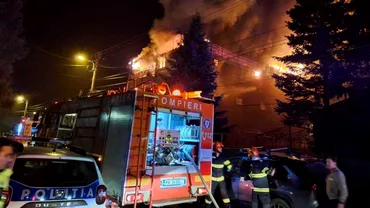 Explozie urmata de incendiu intro cladire din Bucuresti Patru persoane au suferit arsuri
