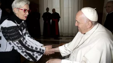 Monica Anghel impresionata de intalnirea cu Papa Francisc E imposibil sa nu te miste si sa nu schimbe ceva in tine