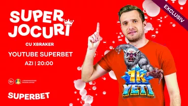 P Dupa superextragere continuam distractia in cazinou live de la 20 pe YouTube Superbet
