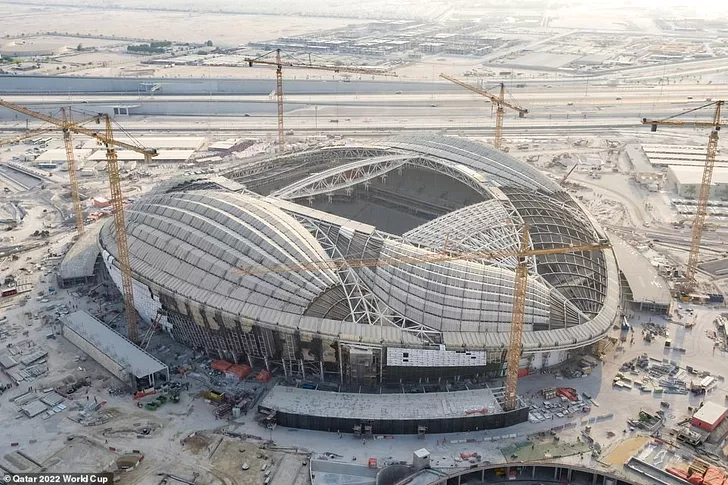 Stadionul Al Wakrah - în construcție