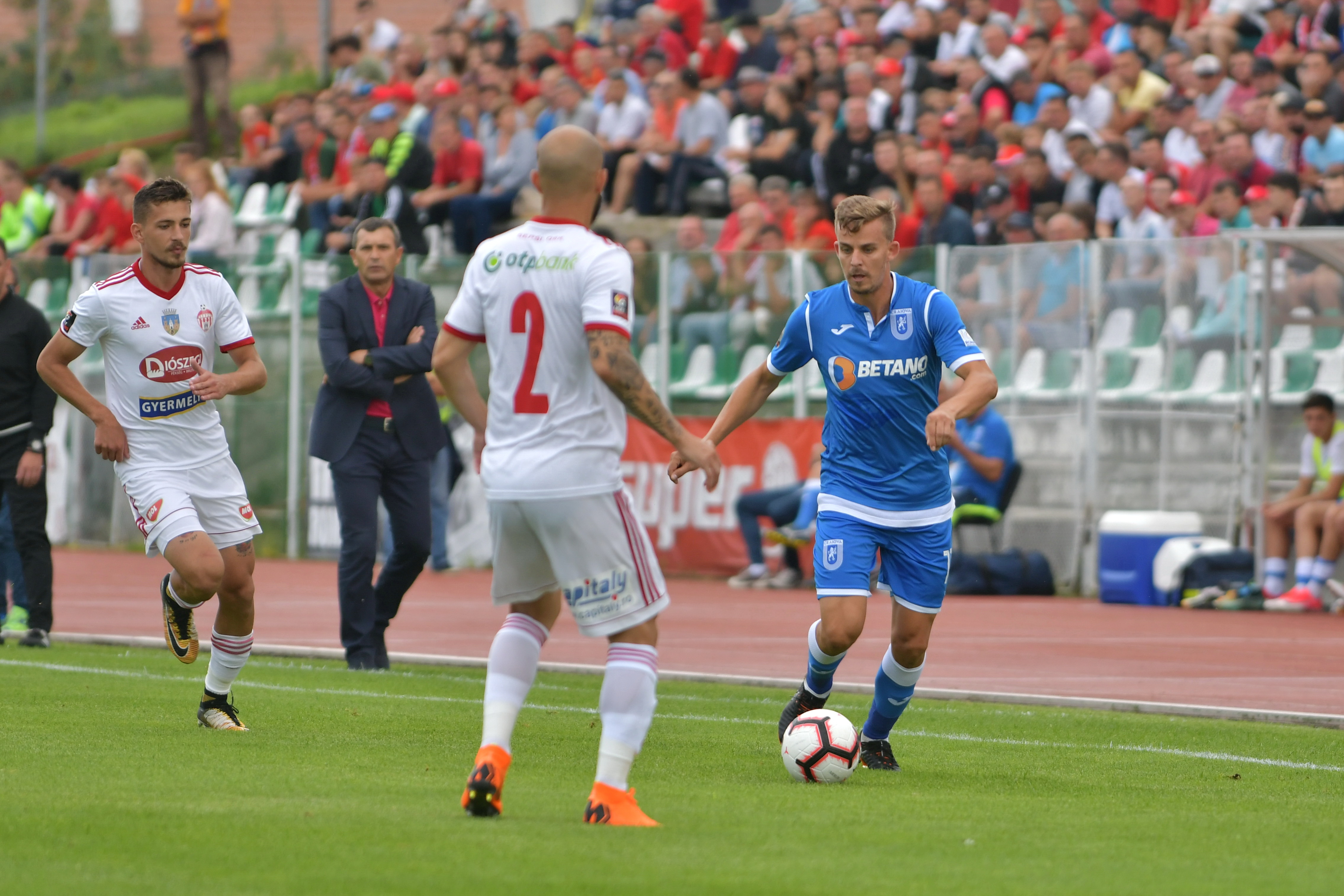 Nicuşor Bancu într-un meci jucat de Craiova cu Sepsi OSK Sfântu Gheorghe