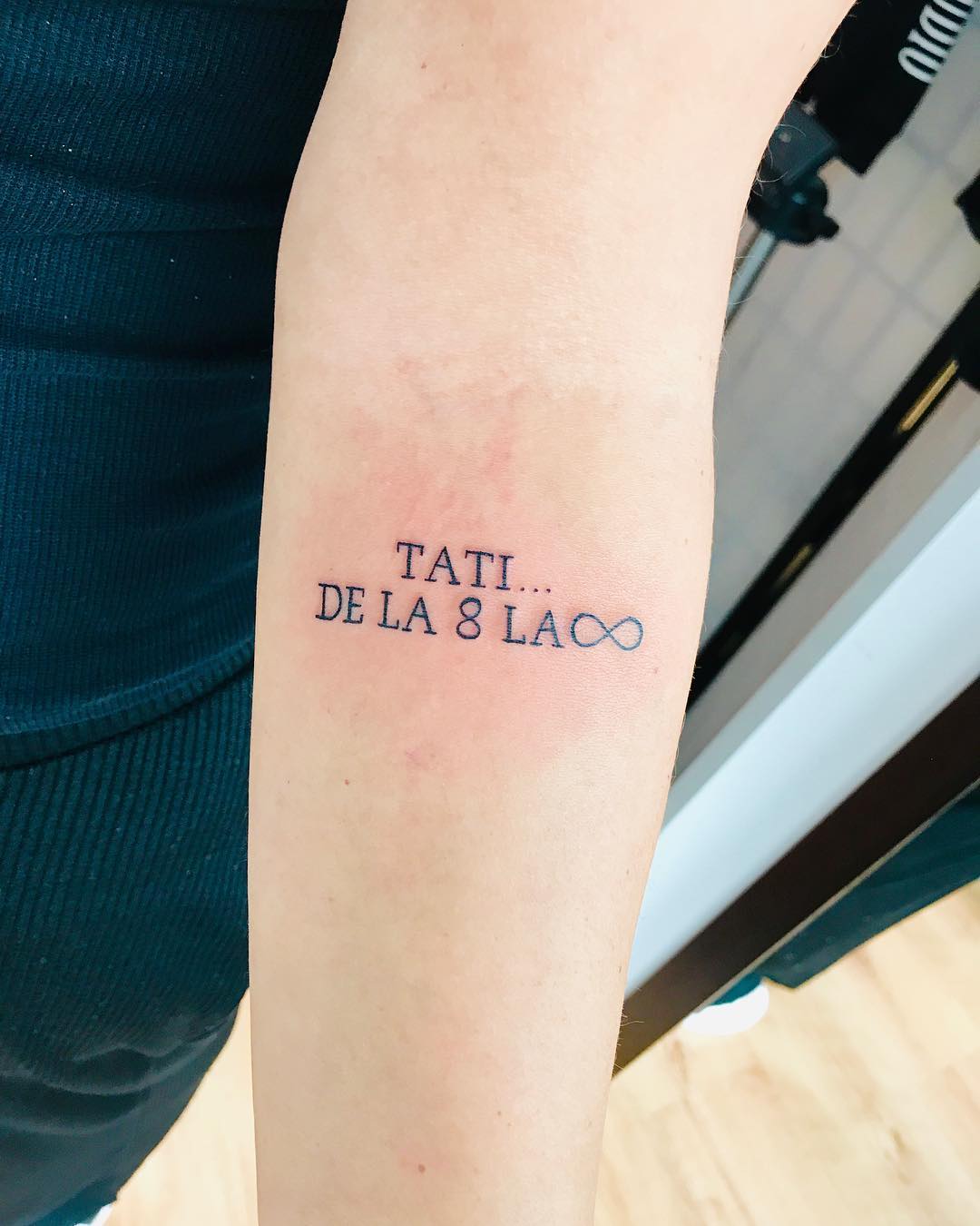 Tatuajul pe care Lorena Balaci l-a făcut pe mână în memoria tatălui său. Imaginea a postat-o pe internet