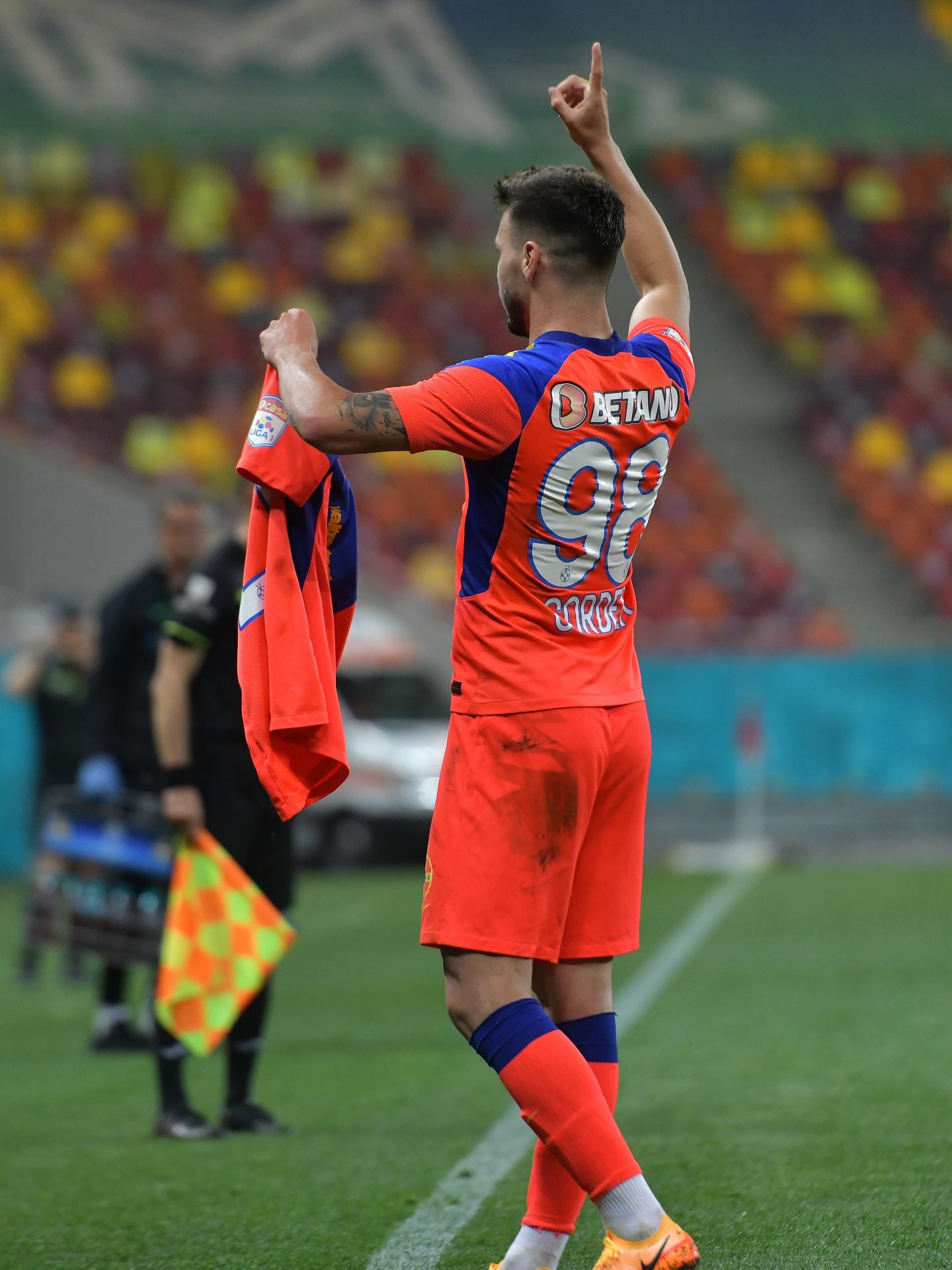 Andrei Cordea i-a dedicat reușita din meciul cu Voluntari lui Răzvan Oaidă. Sursă foto: sportpictures.eu