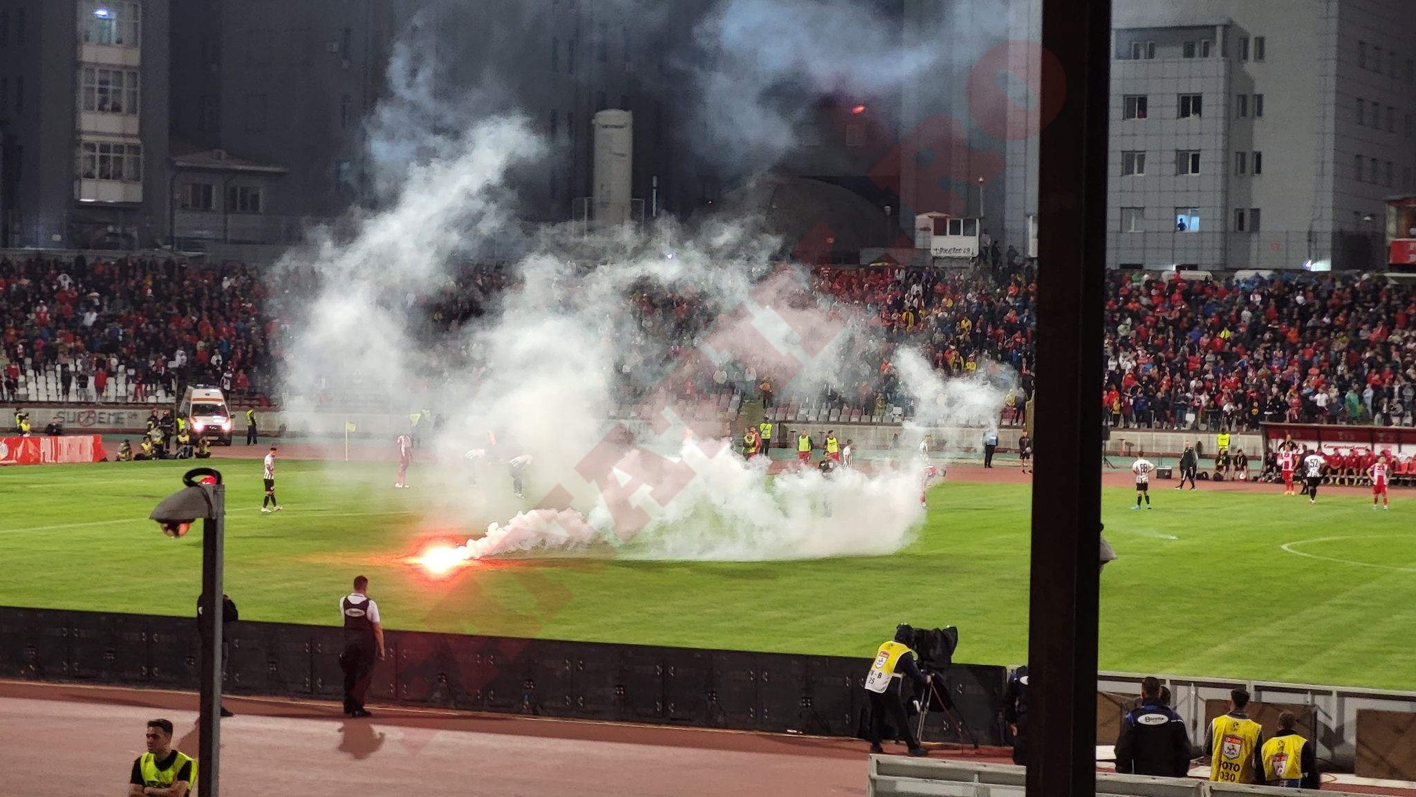 tensiune stadion Dinamo - U Cluj