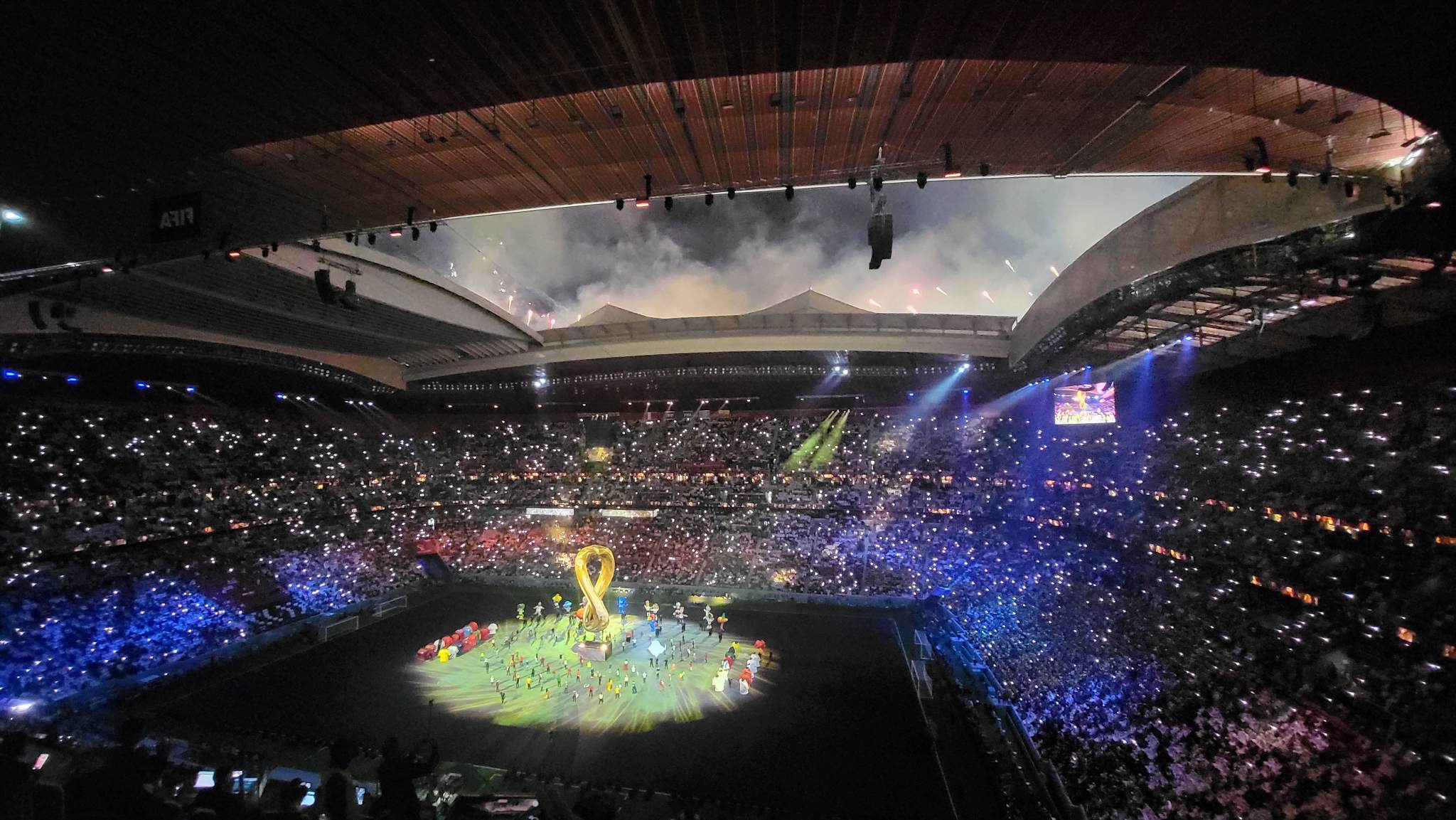 Ceremonia de deschidere a Campionatului Mondial din Qatar a luat sfârșit. Sursă foto: Fanatik.