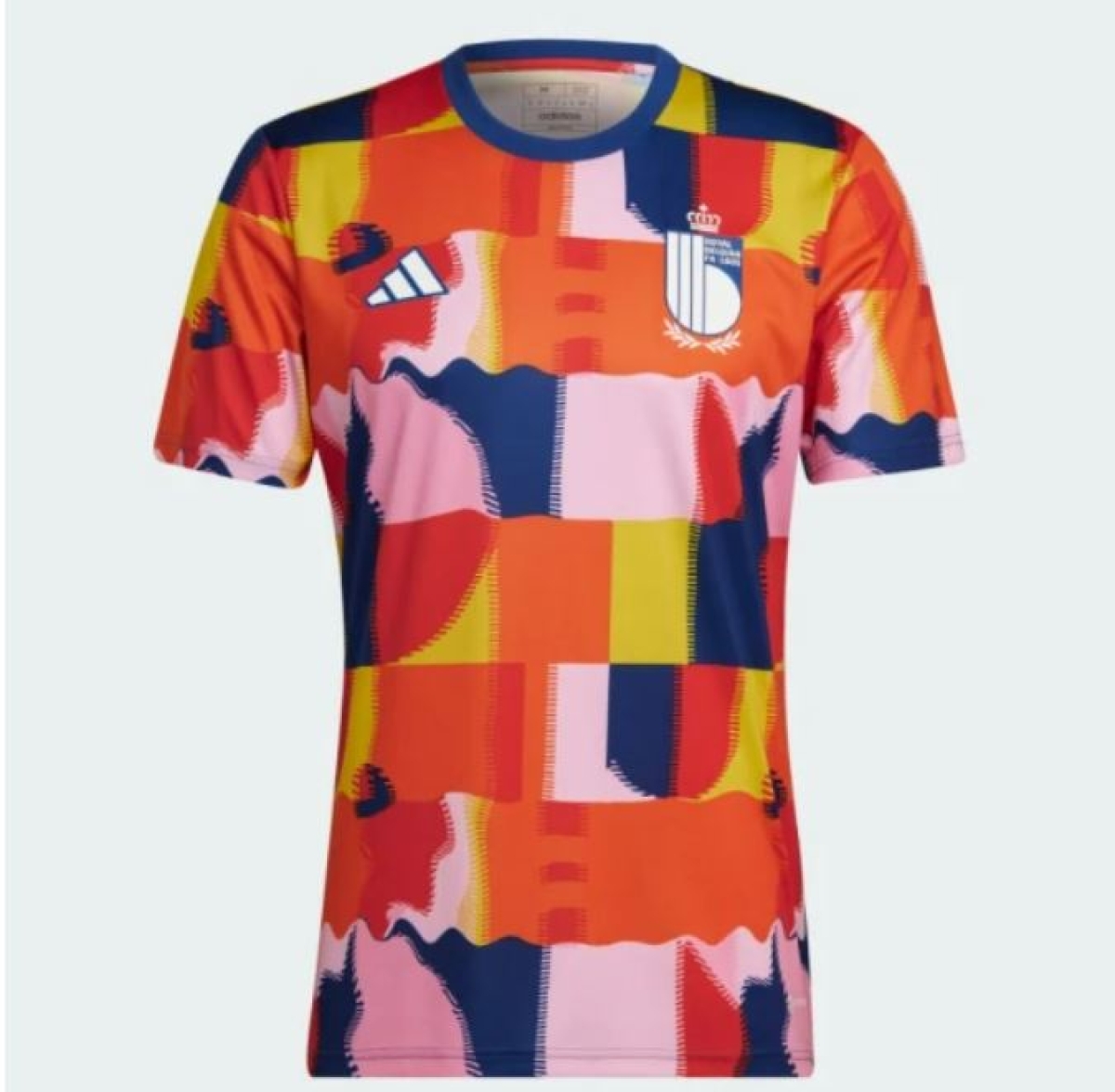 Acesta este tricoul de încălzire pe care Belgia voia să îl folosească la Campionatul Mondial. FIFA a spus nu. Sursă foto: Metro.co.uk