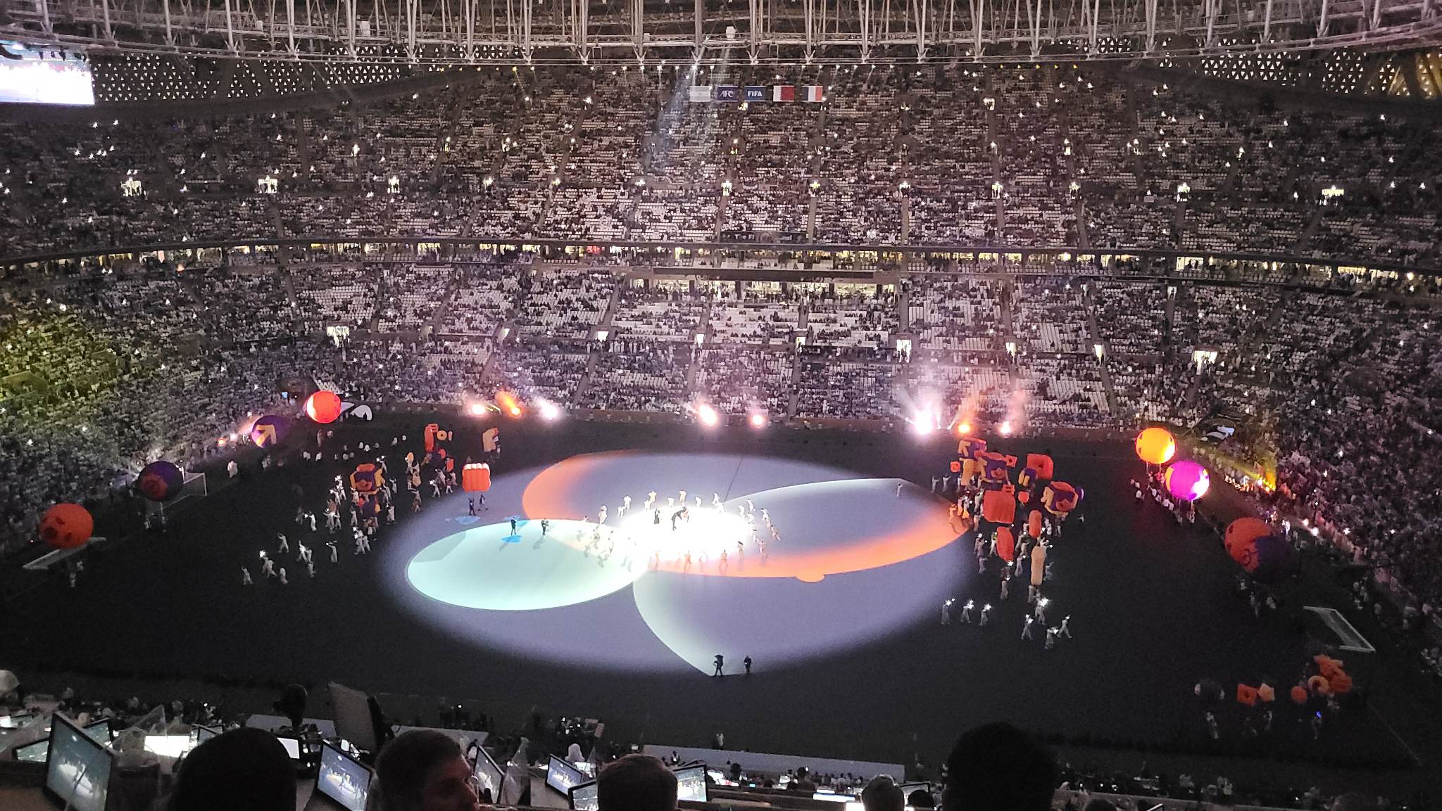 Ceremonia de închidere a Campionatului Mondial din Qatar. Sursă foto: Fanatik.