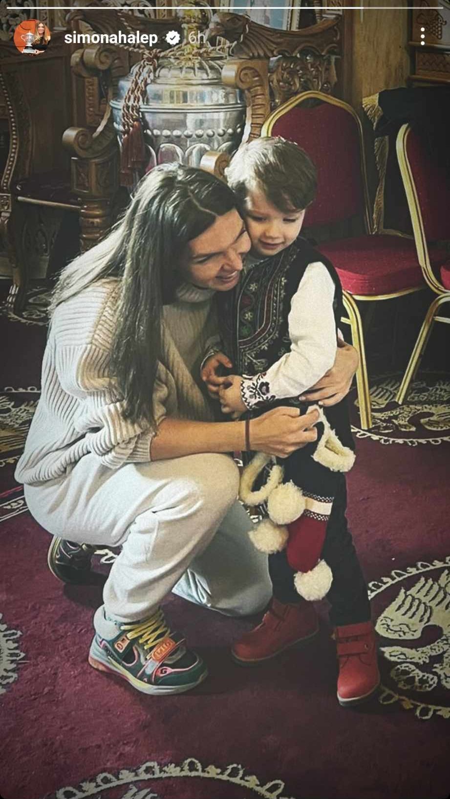 Simona Halep a fost la biserică în ziua de Crăciun