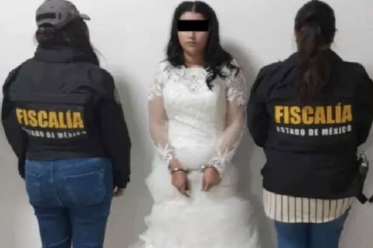 nuntă cătușe poliție mireasă arestată nancy n rochie cătușe