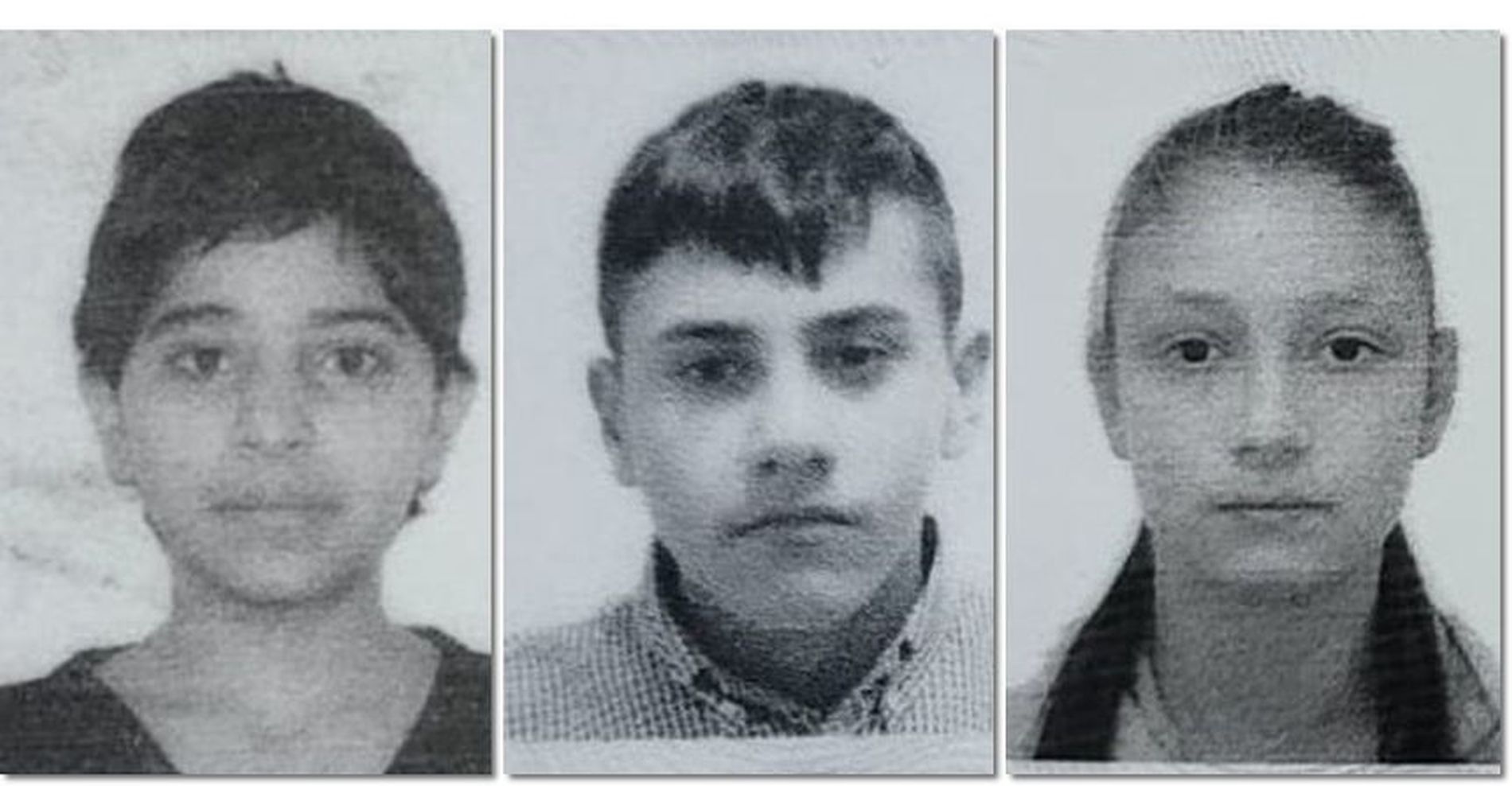 Cei trei tineri dispăruți