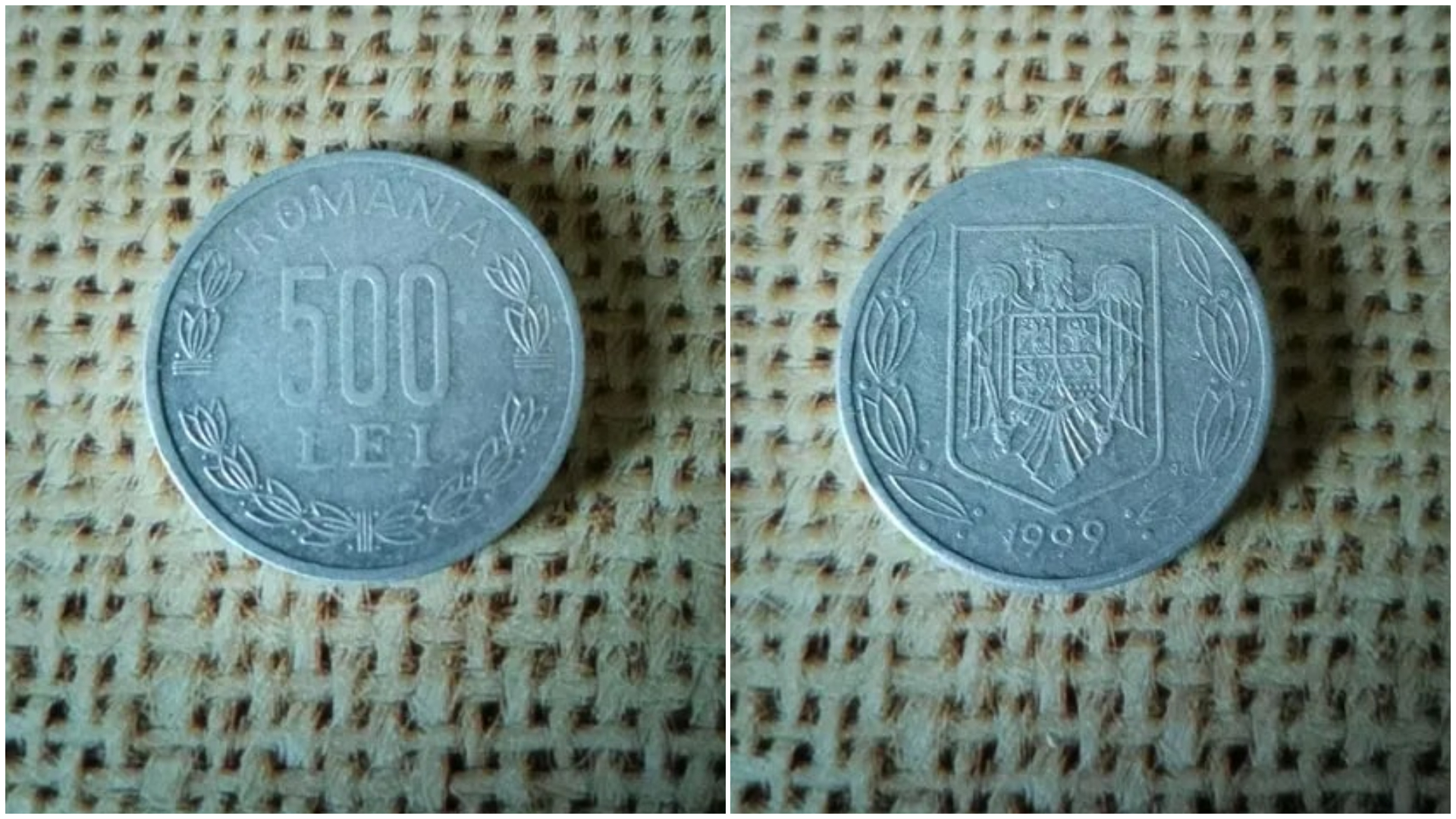 Monedă 500 de lei 1999